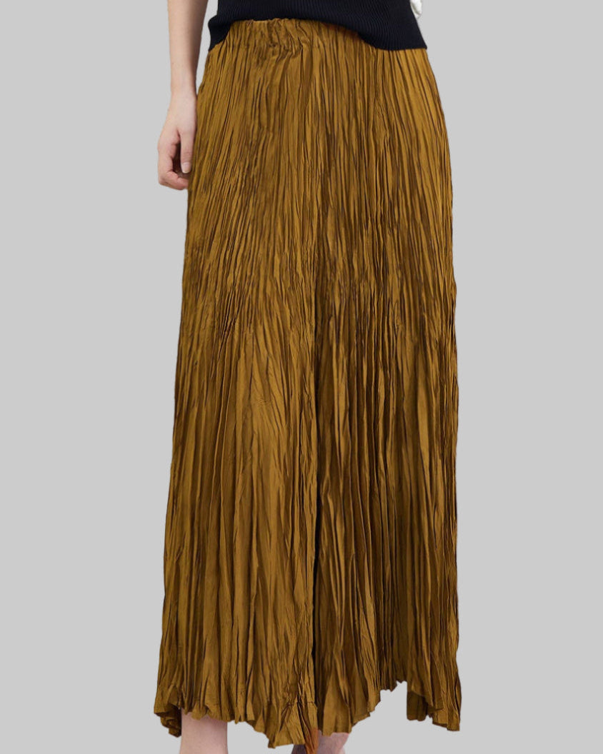 PLEATS PLEASE ISSEY MIYAKE Style A-Line Midi Skirt