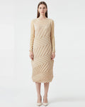PLEATS PLEASE ISSEY MIYAKE Style Irregular Long Sleeve Dress