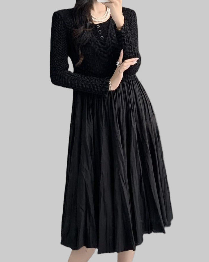 PLEATS PLEASE ISSEY MIYAKE Style A-Line Maxi Dress